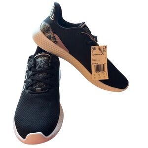 adidas Women's Puremotion Running Shoe, Core Black/White/Magic Mauve 10 NWT